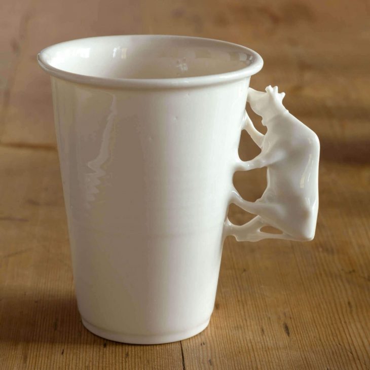 Yukiko Kitahara Porcelain Cow Coffee Cup