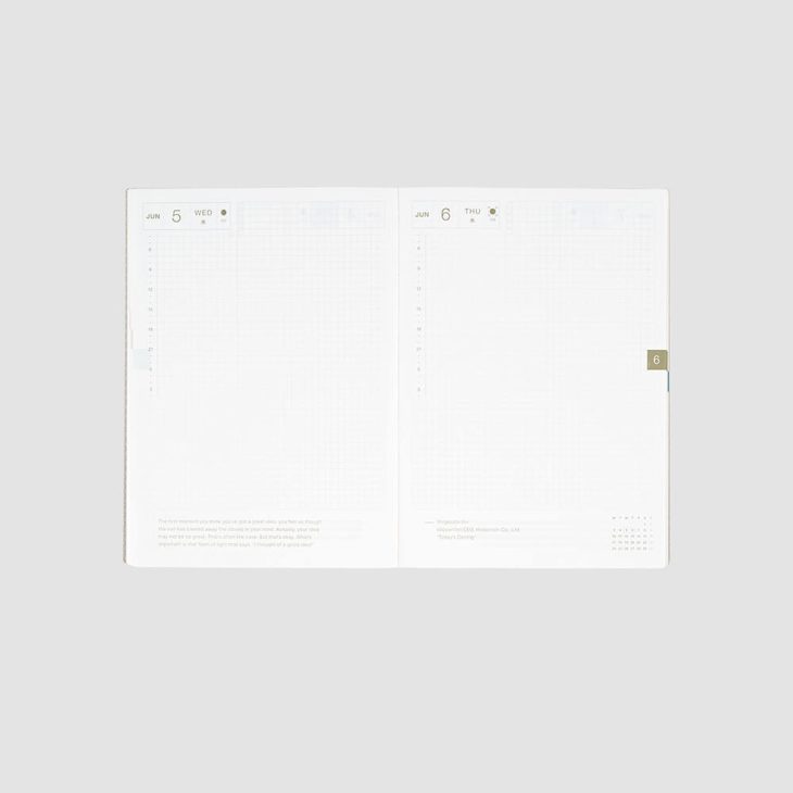  Hobonichi 2024 HON Paper Series: Black Gingham
